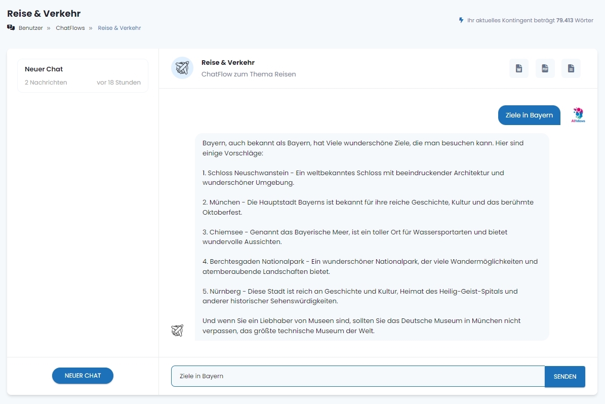 ChatFlows Screenshot 02