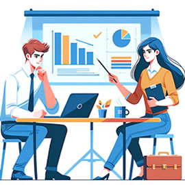 AI Fellows Bilder Galerie Beispiel Vector-Grafik