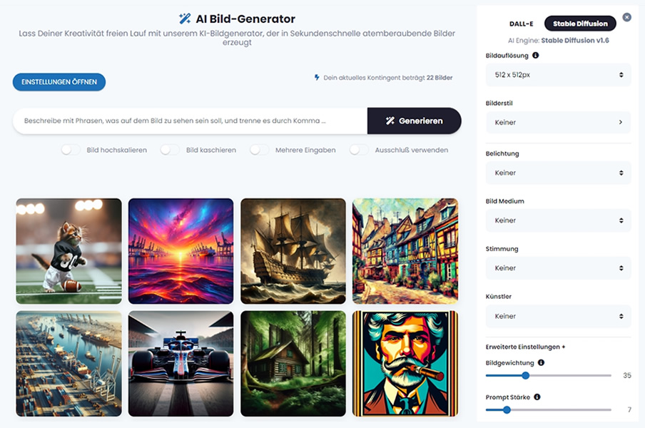 KI Bildgenerierung